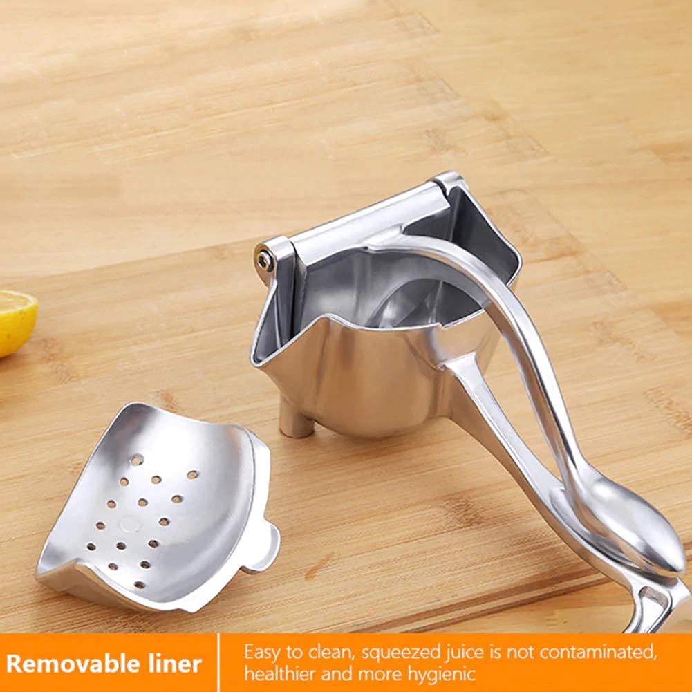 Fruit Press Lemon Juice Squeezer Manual Juicer Heavy Duty Aluminum Metal (250 Gram).