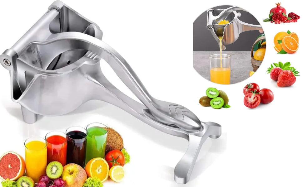 Fruit Press Lemon Juice Squeezer Manual Juicer Heavy Duty Aluminum Metal (250 Gram).