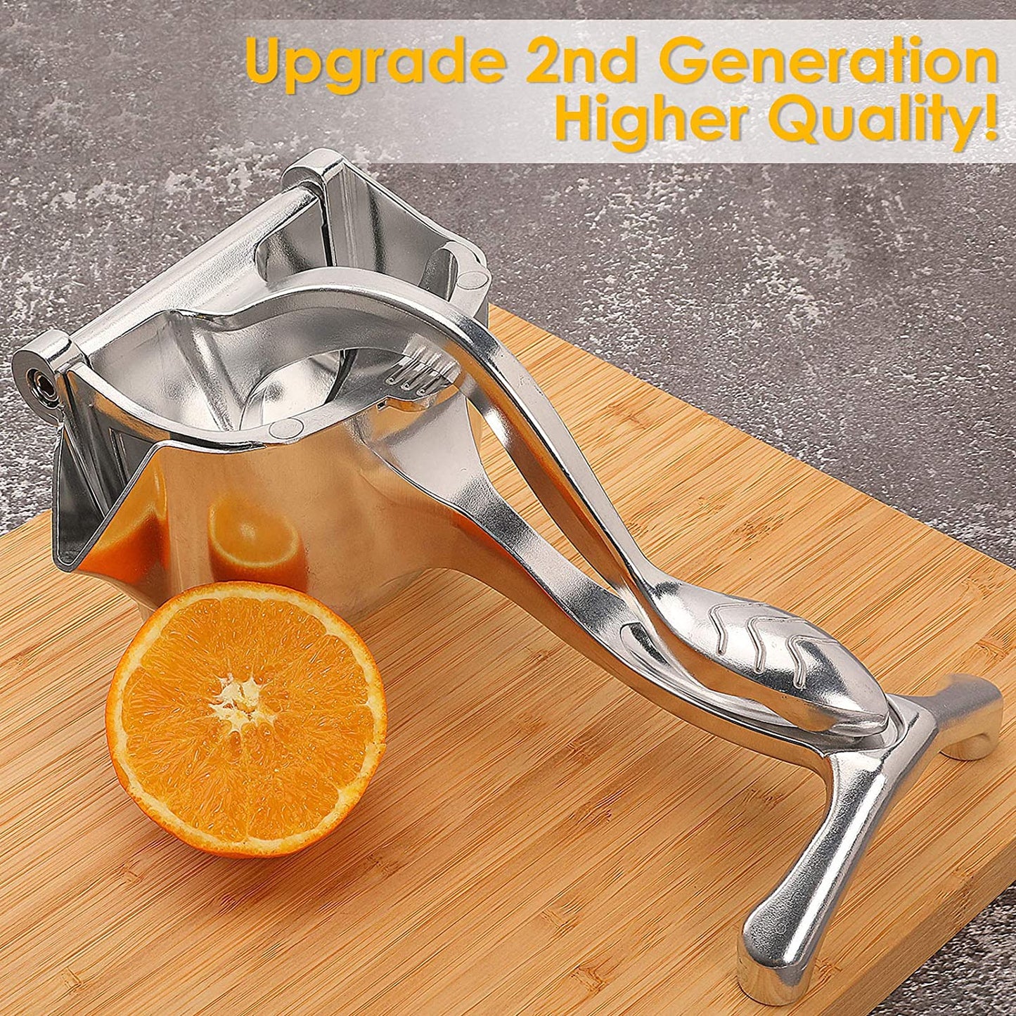 Fruit Press Lemon Juice Squeezer Manual Juicer Heavy Duty Aluminum Metal (250 Gram).